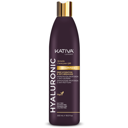 Shampoo Kativa Luxury Hyaluronico Q10 x 550 ml